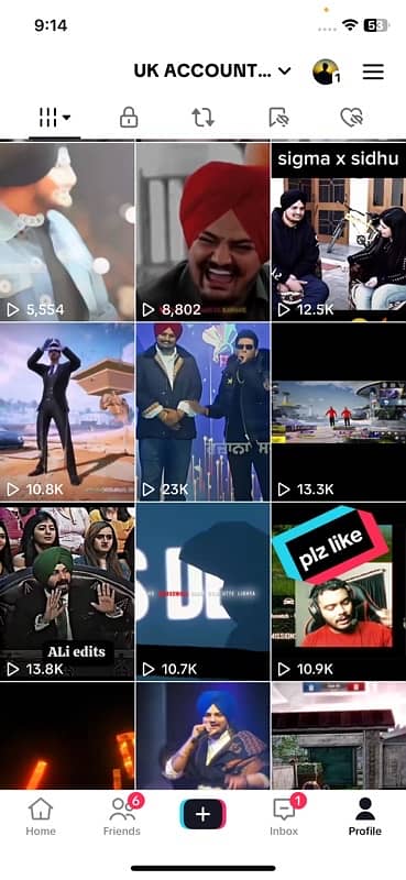 TikTok or instagram or facebook or YouTube or sevice 3