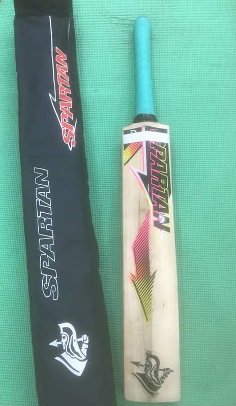 SPARTAN ENGLISH WILLOW BAT with cover + other items 1