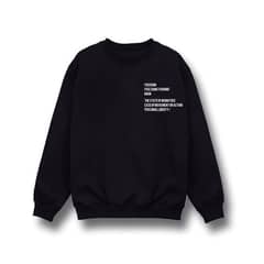 Sweatshirt-Black-Fleece