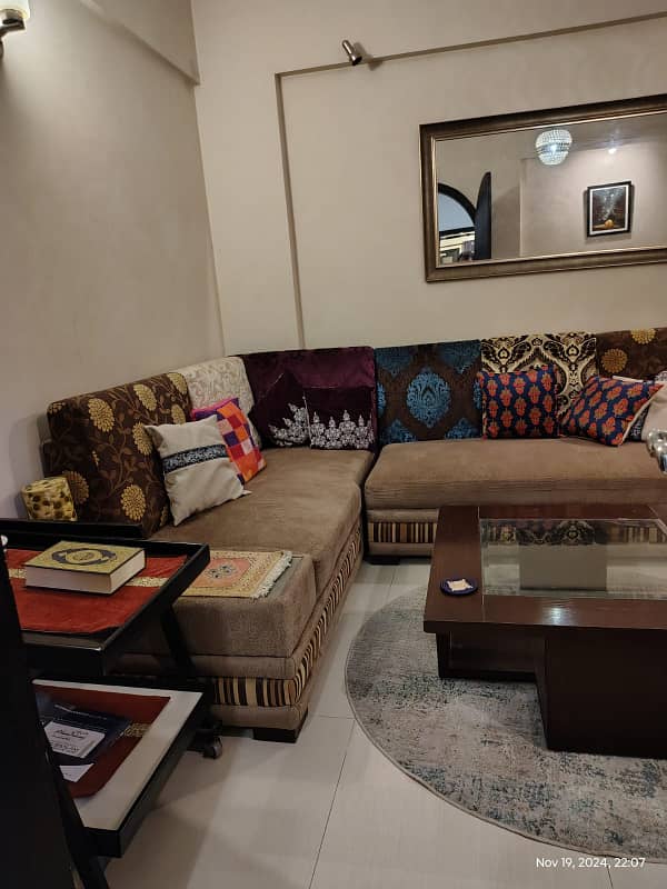 Furnished Apartment for sale 2 bed dd dha phase 5 Karachi 10