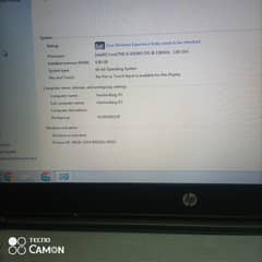 HP LAPTOP COREi5 4genration