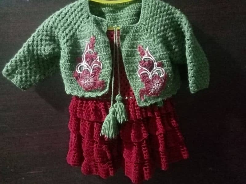 crochet set hand made 0