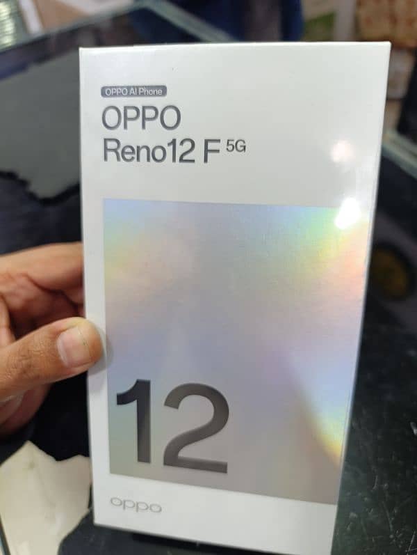 oppo reno 12 F New pin pack. . . PTA Aproved Amber orange coler 0