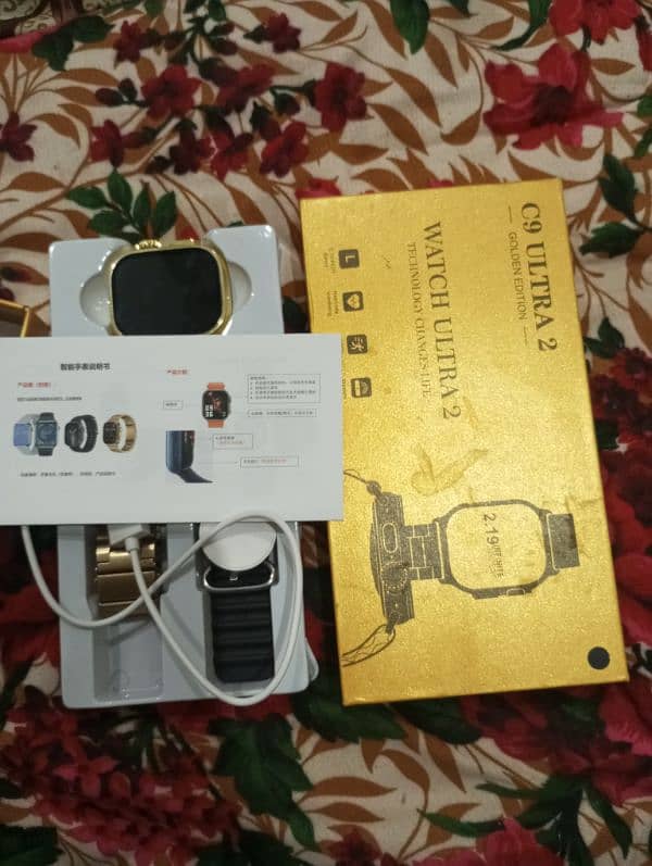 C9 Ultra Max Gold Edition Colour Smart Watch 6