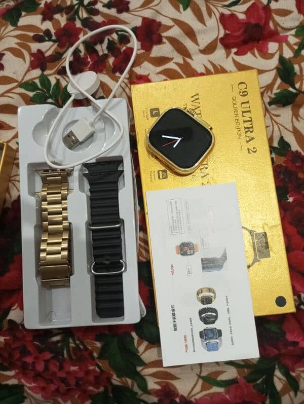 C9 Ultra Max Gold Edition Colour Smart Watch 7