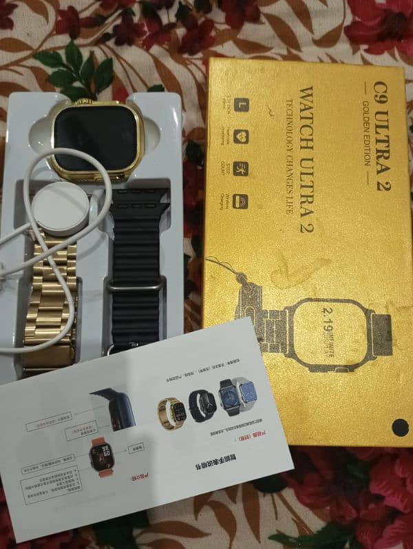 C9 Ultra Max Gold Edition Colour Smart Watch 8