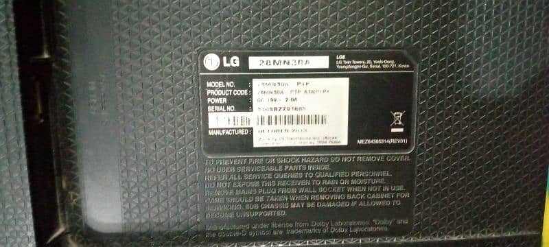 LG LCD original brand 2