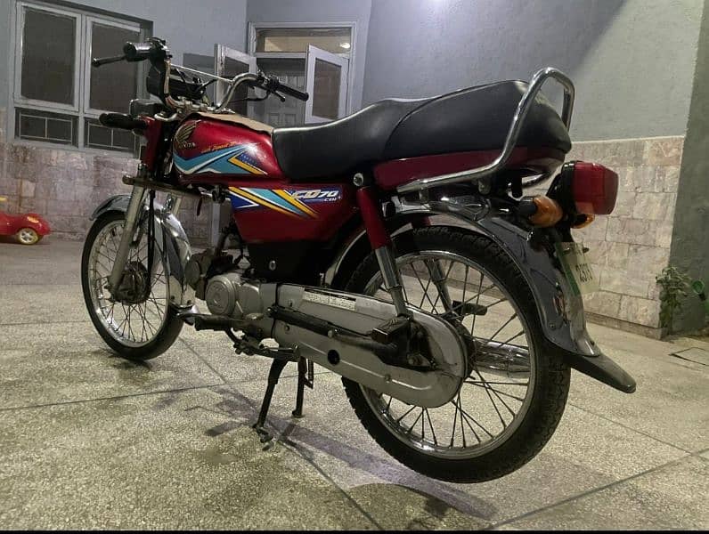 honda cd 70 2019 model lush bike for sale. 4