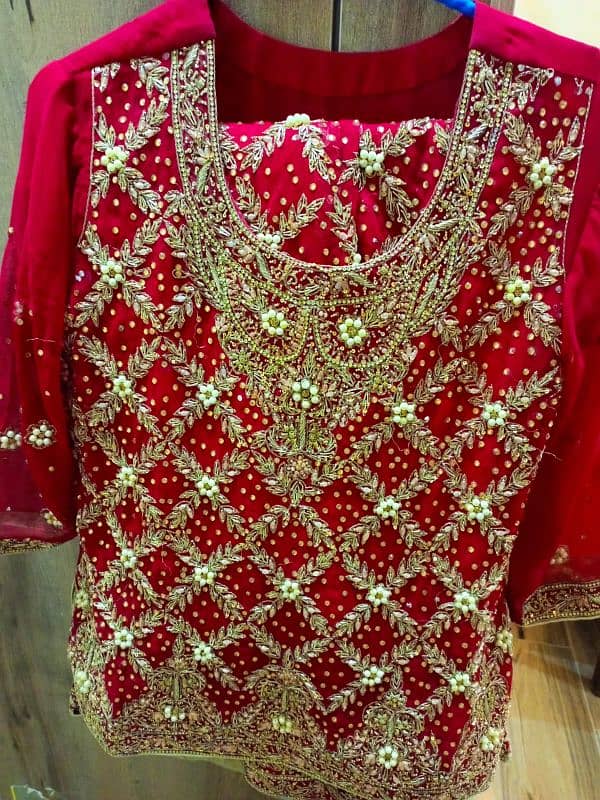 bridal lehenga urgent sell condition new 1