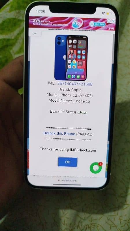 Iphone 12 128gn pta approved 100%BH 10/10 Condition 15