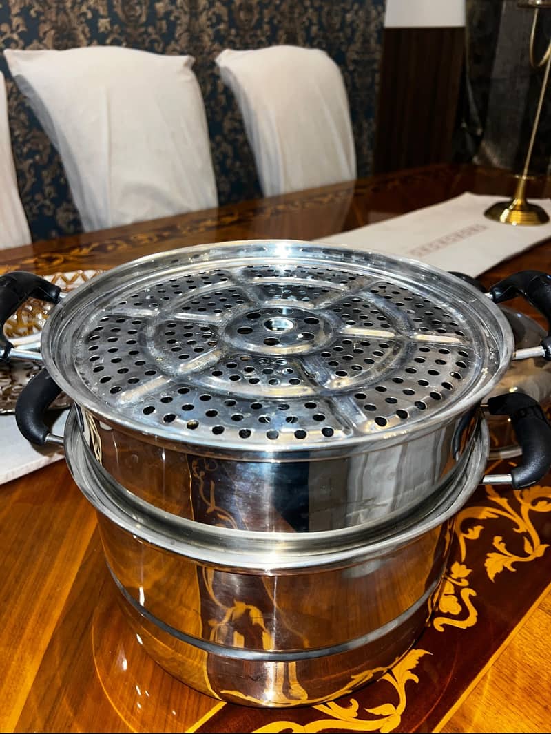 food steamer in 10/10 condition brand new stainless steel 1