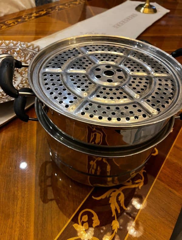 food steamer in 10/10 condition brand new stainless steel 4