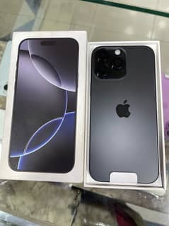 iPhone 16 pro max 256gb jv black