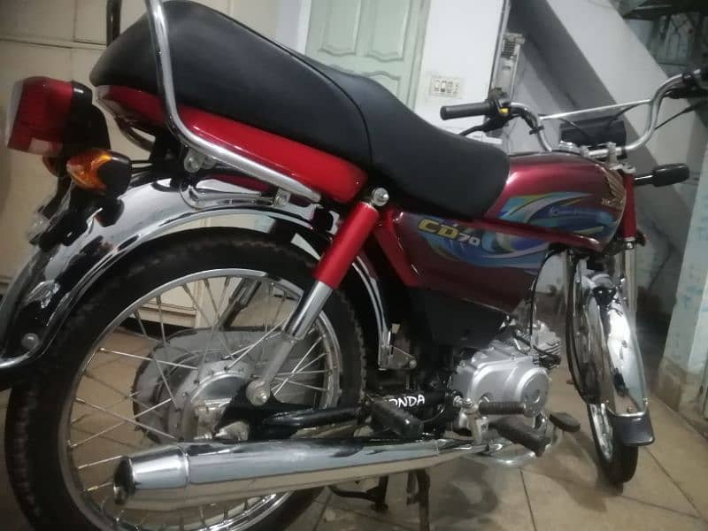 Honda cd 70 Red colour in mint candition 3