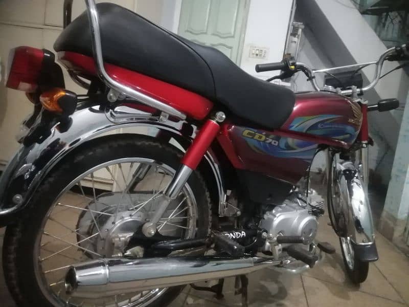 Honda cd 70 Red colour in mint candition 4