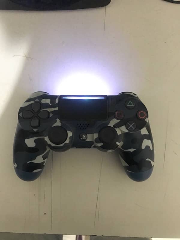 ps4 controller blue camouflage 0