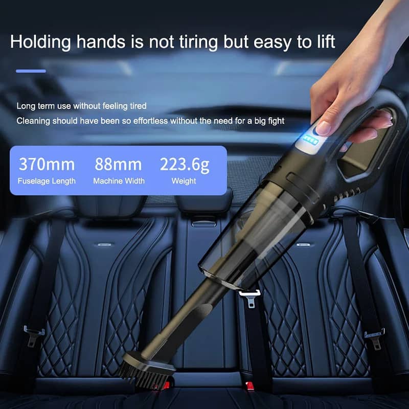 Small car home vacuum cleaner, strong suction, with charging 5