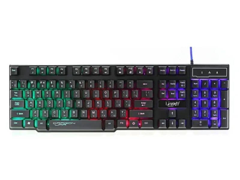 Qumo Unicorn K01 Wired Membrane Gaming RGB Keyboard 0