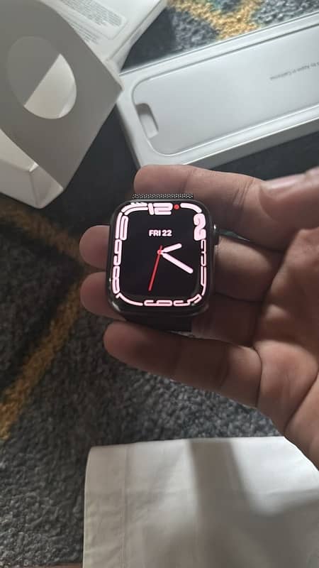 Apple watch series 7 45mm stainless steel 0