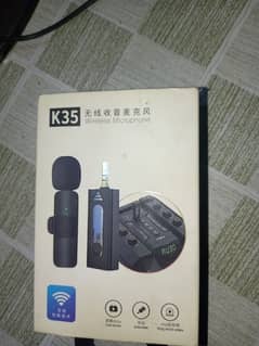 k35 wireless vlogging mic with noise canceller for PC and android