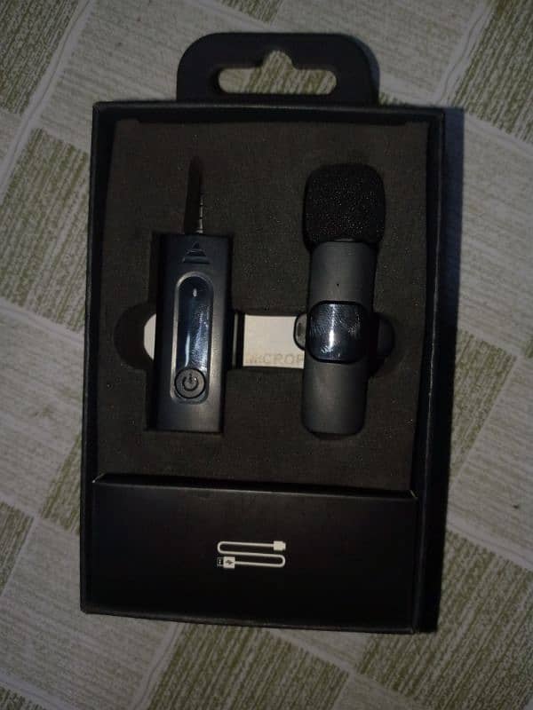 k35 wireless vlogging mic with noise canceller for PC and android 1