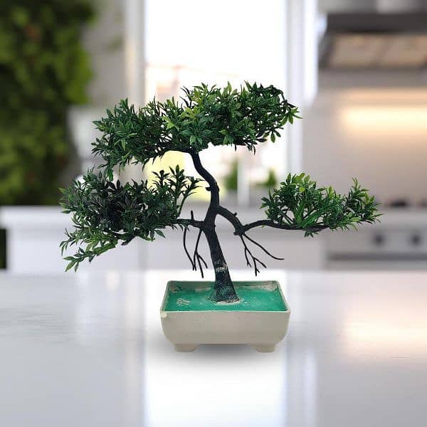 Artificial Green Bonsai Tree 1