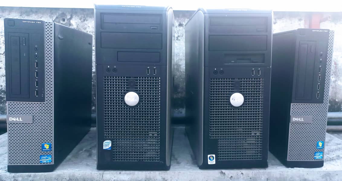 "6 Computers for Sale with 6 LCDs - Look Like New!" 1