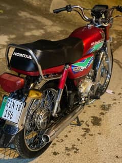 honda CD-70 model 2018 Pindi number