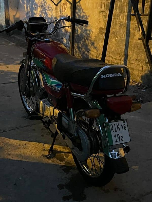 honda CD-70 model 2018 Pindi number 2