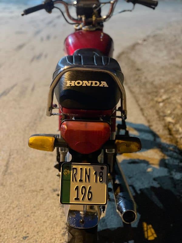 honda CD-70 model 2018 Pindi number 5