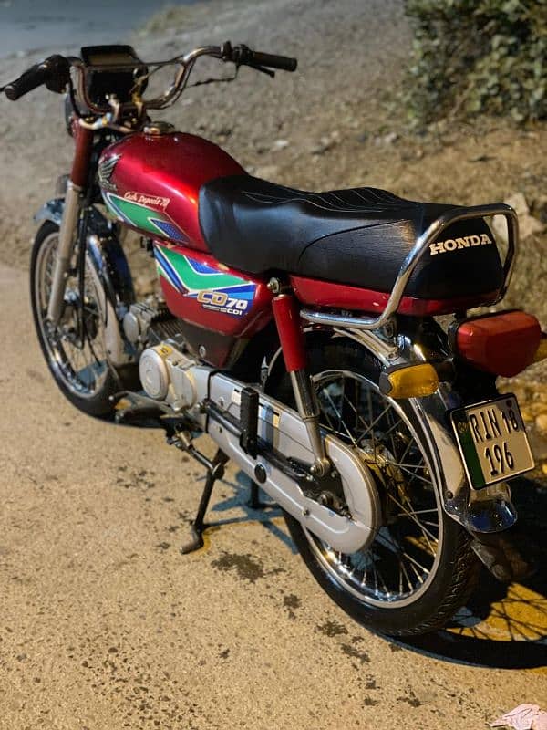 honda CD-70 model 2018 Pindi number 6