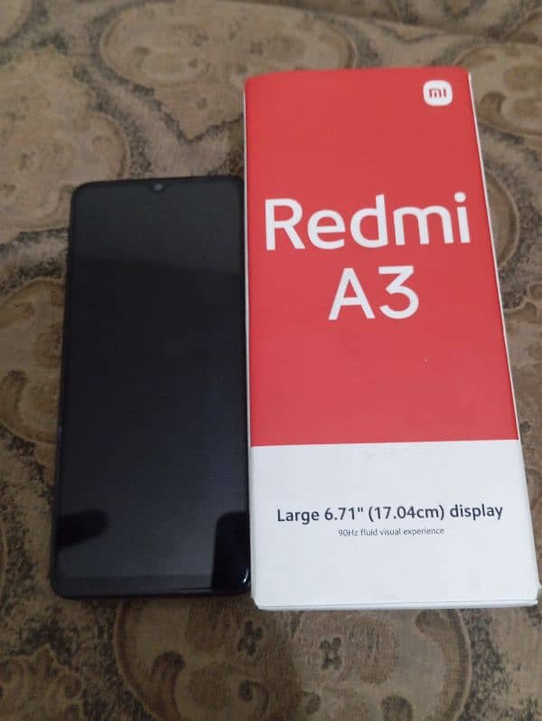 I m selling my phone redmi A3 (4 /64)phone:03476255122 2