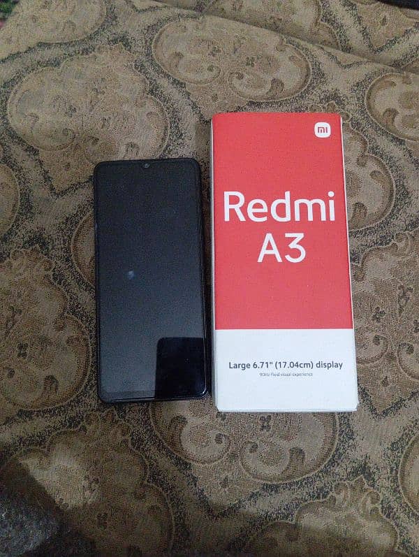 I m selling my phone redmi A3 (4 /64)phone:03476255122 11