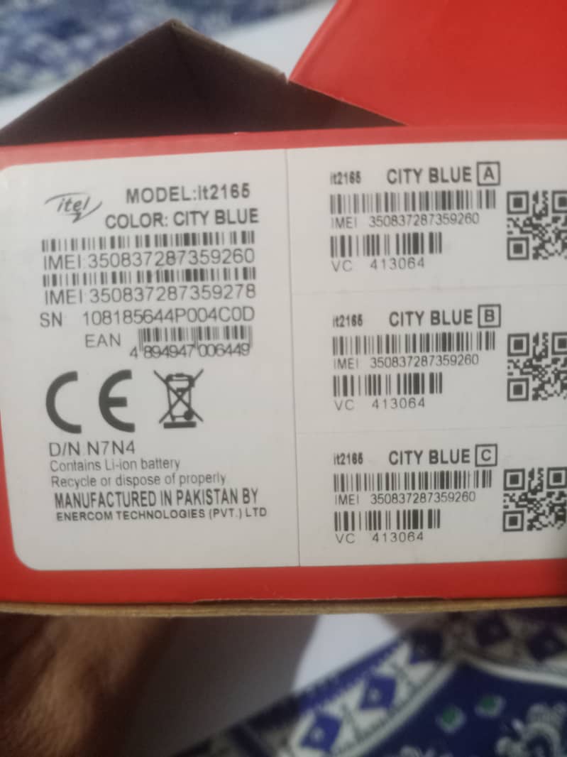 Itel it2165 used set for sale 2