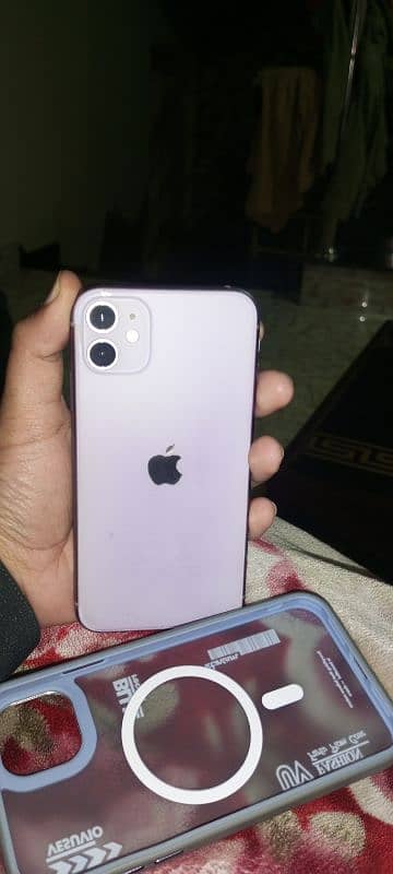 Iphone 11 (rare purple) 64 GB 89℅health JV non PTA 9.9 by 10 condition 1