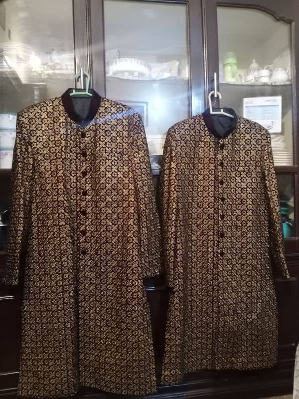 sherwani set with khussa and koola 0