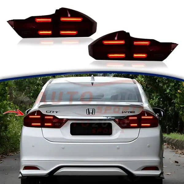 Honda City Smoke Rear Lamps V4 2021-2022 0