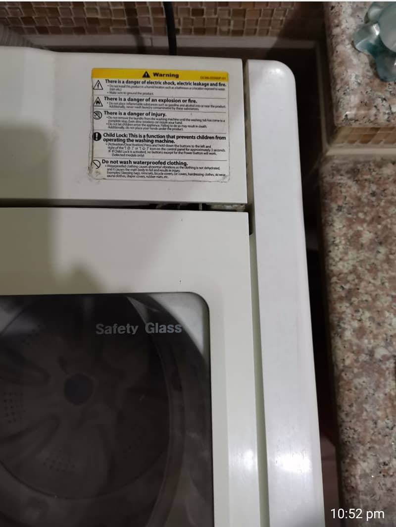 samsung fully automatic 10/10 washing machine 10kg contact 03004473028 3