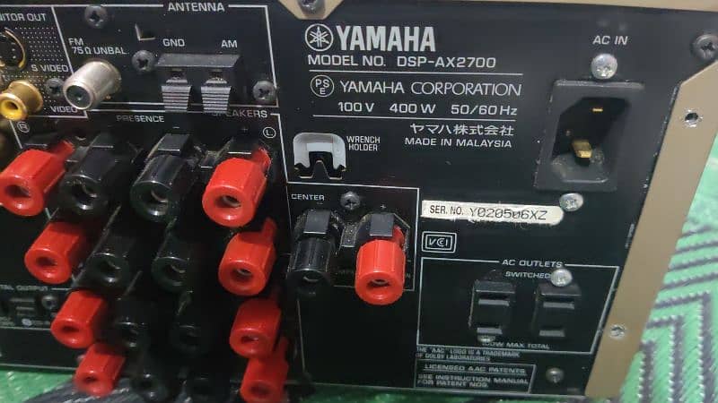 Yamaha amplifier AX 2700 Klipsch Onkyo Denon Bose sansui pioneer akai 2