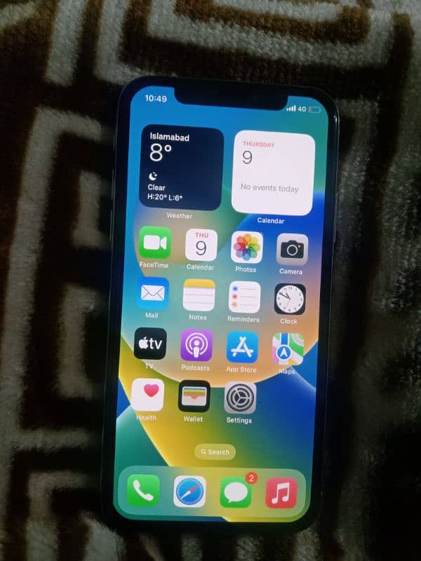 iphone x for sale battery change 10 by 10 condition pta affroved 0