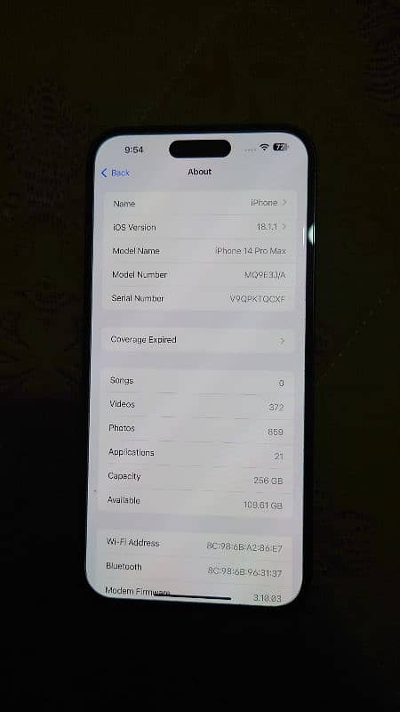 Iphone 14 pro max 256 gb 6