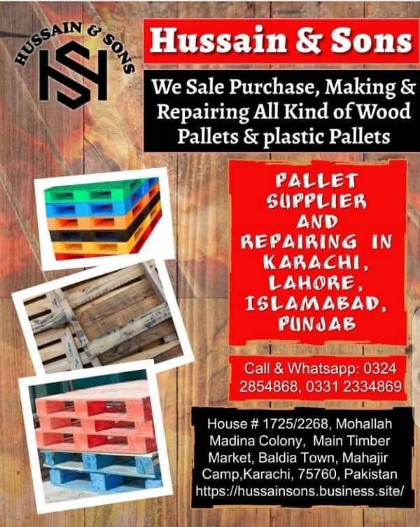 Wooden Pallets |Plastic Pallets |Cutomized Industrial Pallets 1