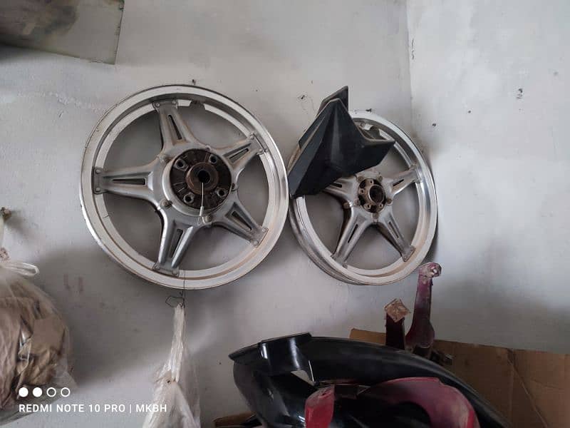 CB400 alloy rims 0