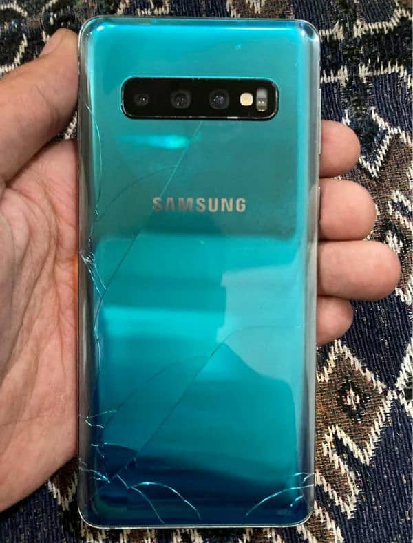 Samsung s10 5g dual sim online punch only dot or back crack baki all 0