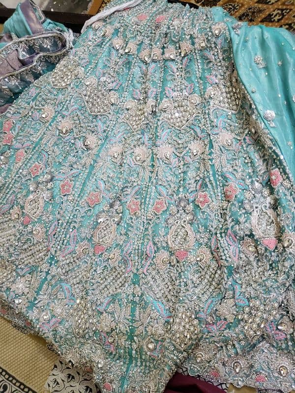 bridal Tail Lehnga by designer Ahmed Sultan 0