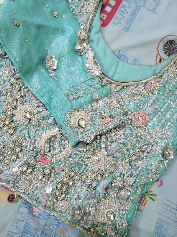 bridal Tail Lehnga by designer Ahmed Sultan 3