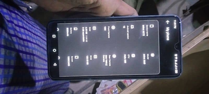 Infinix note 11  6+5/128 4