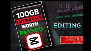 100gb Video Editing Pack+ Capcut apk mod