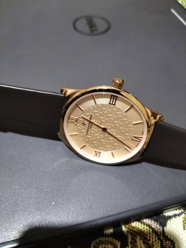 VACHERON CONSTANTIN LUXURY MEN'S Gold Plated Watch FOR SALE. 4