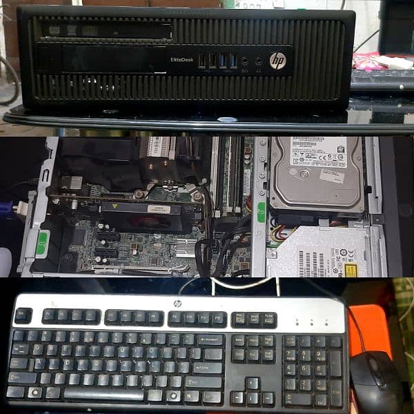 pc i5 4gen cpu  8gb ram 1000gb hard 1gb graphics card 120gb ssd 0